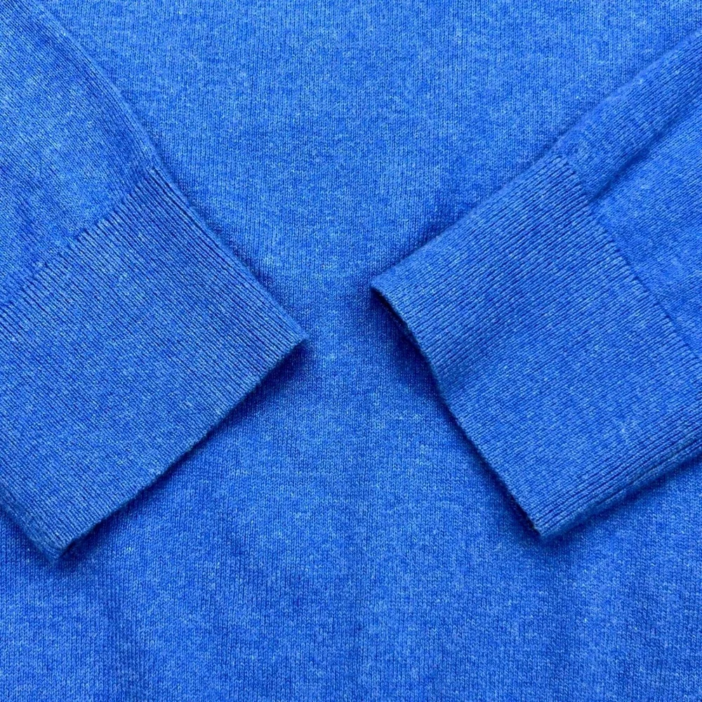 Banana Republic Cashmere Blend Sweater Mens XL Blue Pullover‎ Preppy Academia